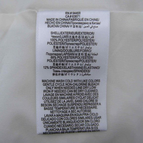 BCBGeneration Clip-Dot Knot-Front Crop Top Size Large White NWOT - 0155 - Picture 2 of 7